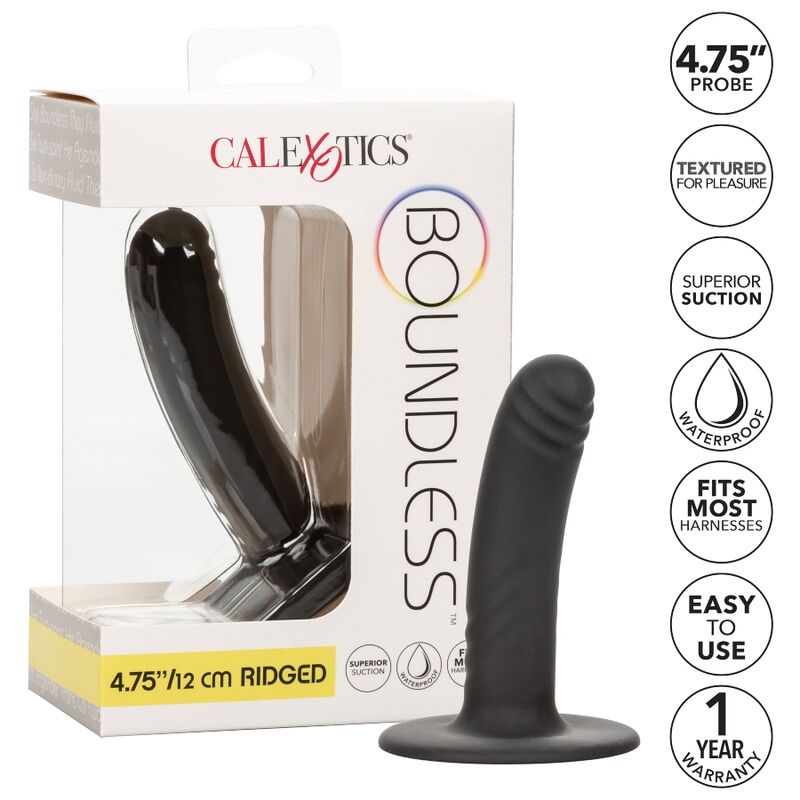 CALEXOTICS - DILDO SIN LÍMITES 12 CM COMPATIBLE CON ARNÉS