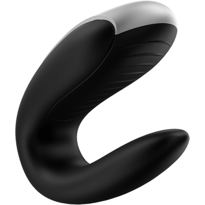 SATISFYER - VIBRADOR DOBLE FUN PARTNER NEGRO