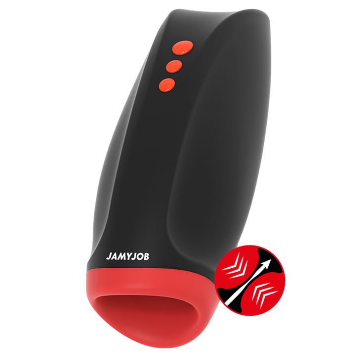 JAMYJOB - MASTURBADOR NOVAX CON VIBRACIÓN Y COMPRESIÓN