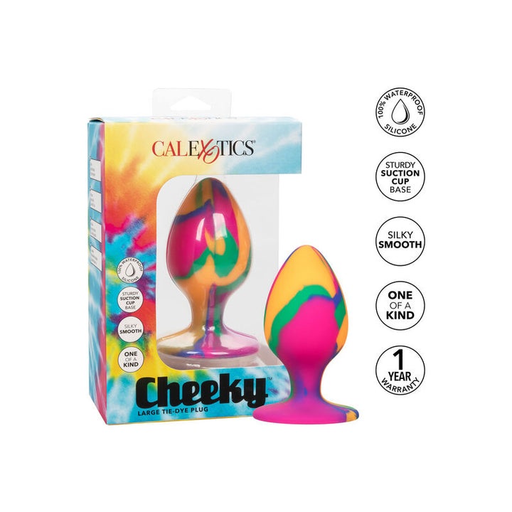CALEXOTICS - CHEEKY LARGE TIE-DYE PLUG ANAL