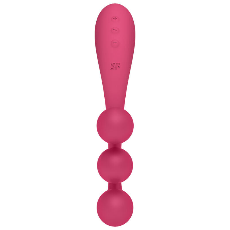 SATISFYER - TRI BALL 1 MULTIVIBRADOR ROJO