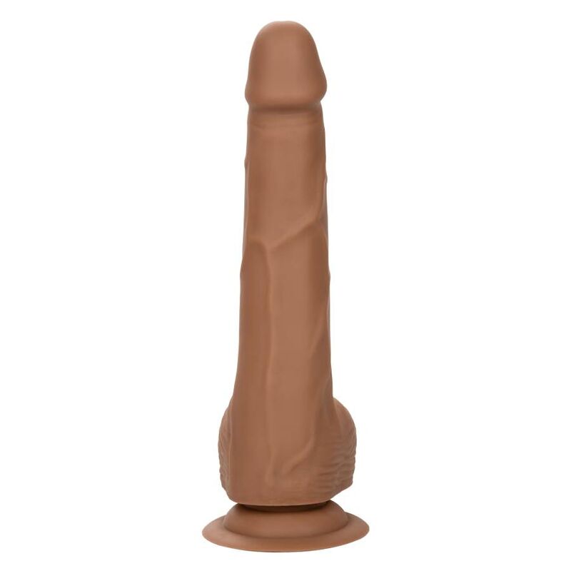 CALEXOTICS - Tachuelas de silicona 20,32 cm marrón
