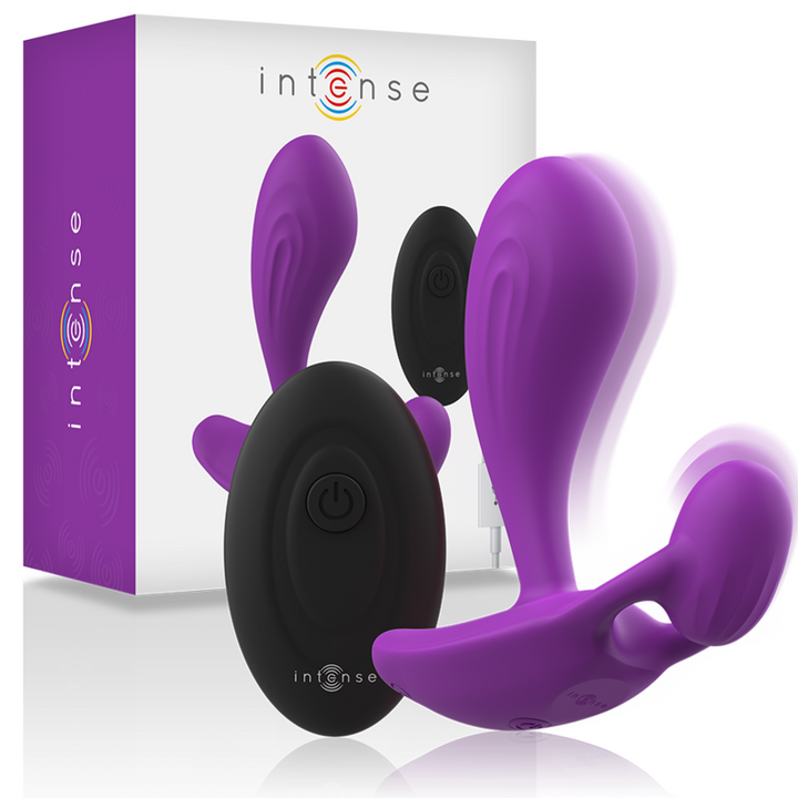 INTENSO - PLUG ANAL CON CONTROL REMOTO SHELLY MORADO
