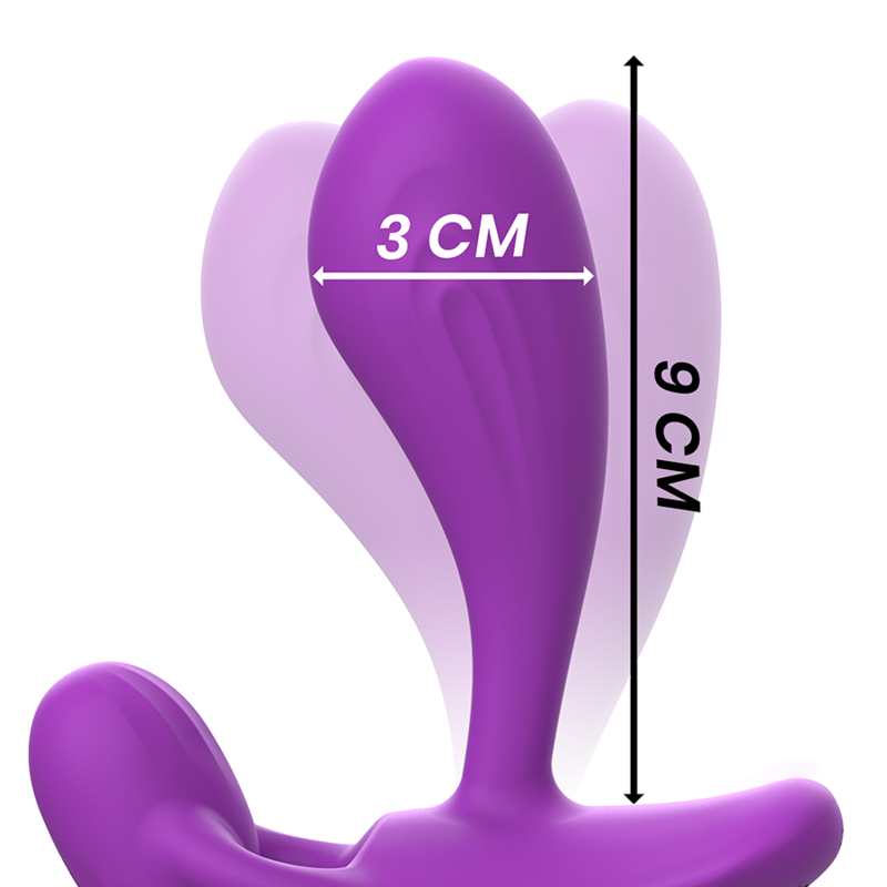 INTENSO - PLUG ANAL CON CONTROL REMOTO SHELLY MORADO