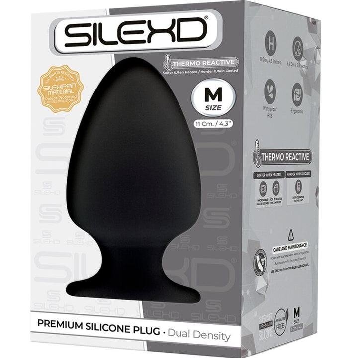 SILEXD - MODELO 1 PLUG ANAL PREMIUM SILEXPAN SILICONA PREMIUM TERMOREACTIVO TALLA M
