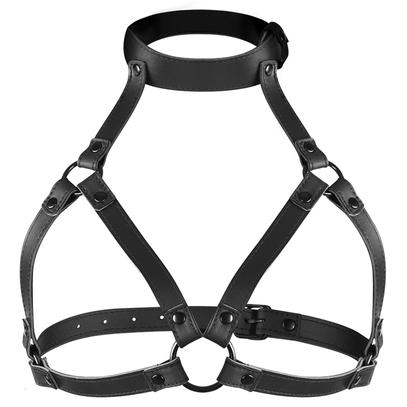 BONDAGE SUMISO FETICHE - ARNÉS DE PECHO AJUSTABLE