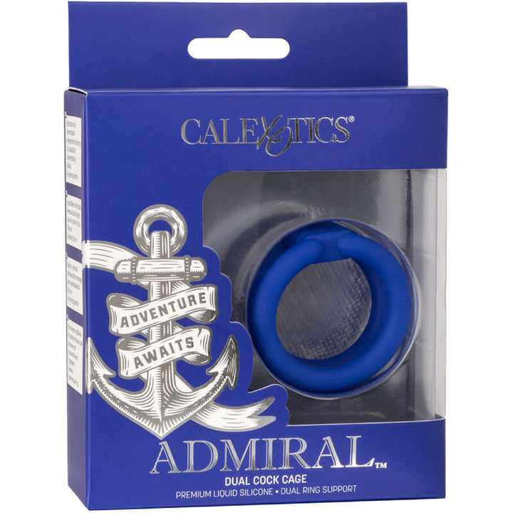 CALEXOTICS - ADMIRAL - JAULA DOBLE PARA PENE AZUL