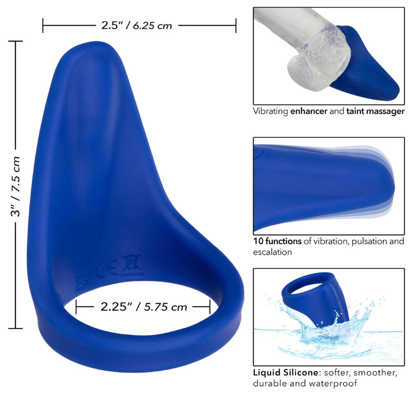 CALEXOTICS - MASAJEADOR DE PERINEO ADMIRAL AZUL