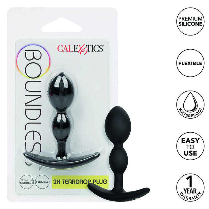 CALEXOTICS - BOUNDLESS 2X TAPÓN EN FORMA DE LÁGRIMA