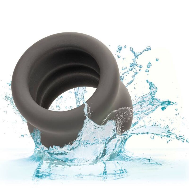 CALEXOTICS - ANILLO ESTIRADOR DE ESCROTO ALPHA NEGRO