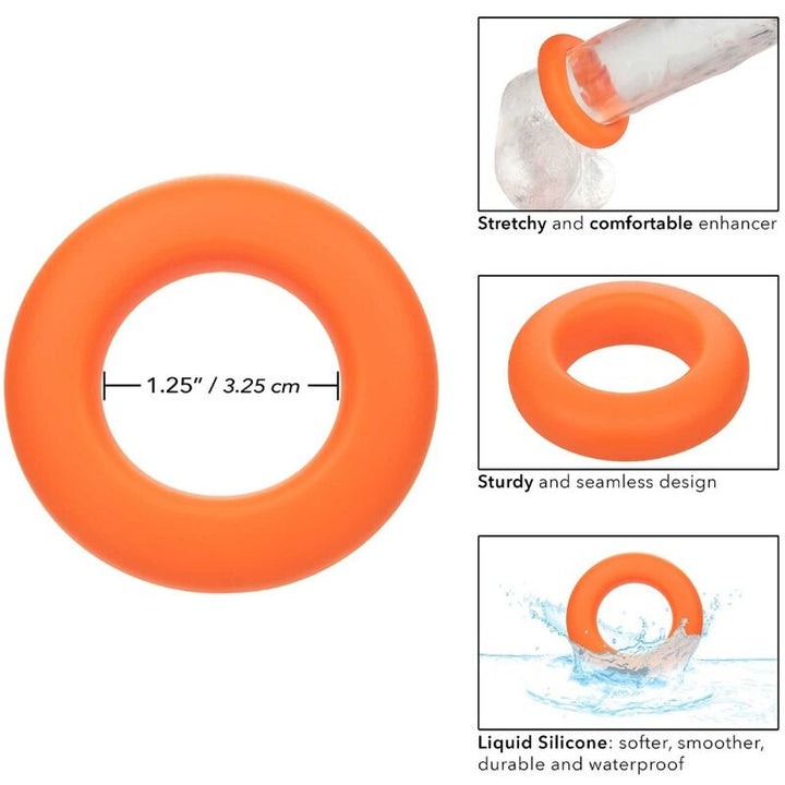 CALEXOTICS - ALPHA PROLONG ANILLO GRANDE NARANJA