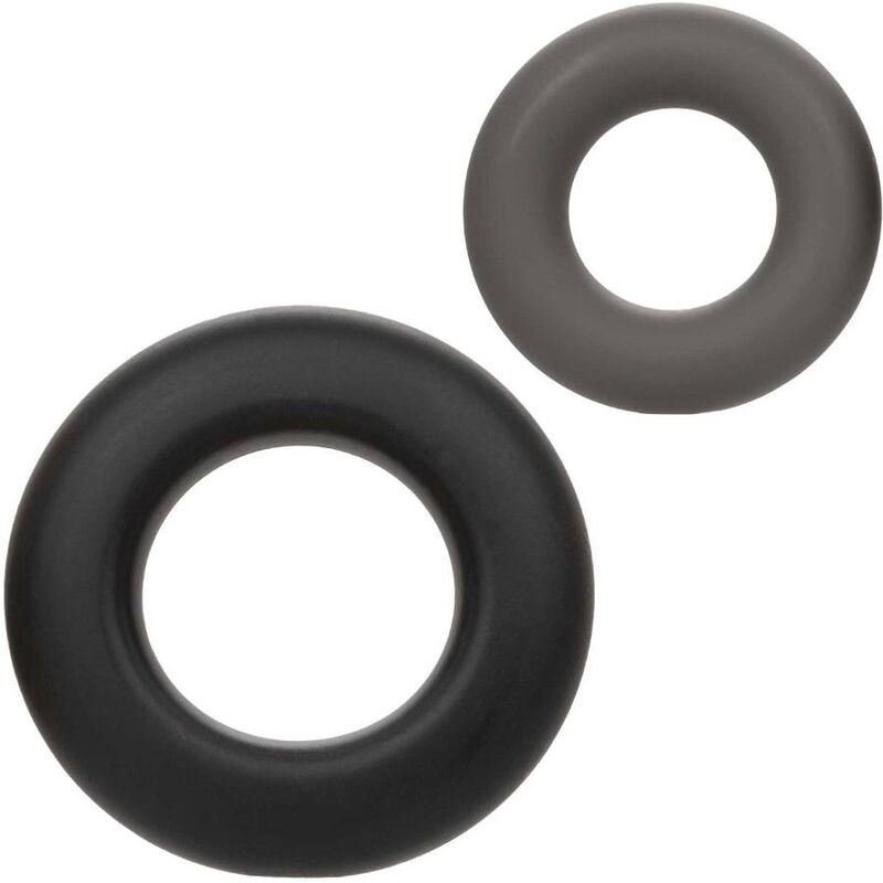 CALEXOTICS - ALPHA PROLONG SET DE 2 ANILLOS GRISES