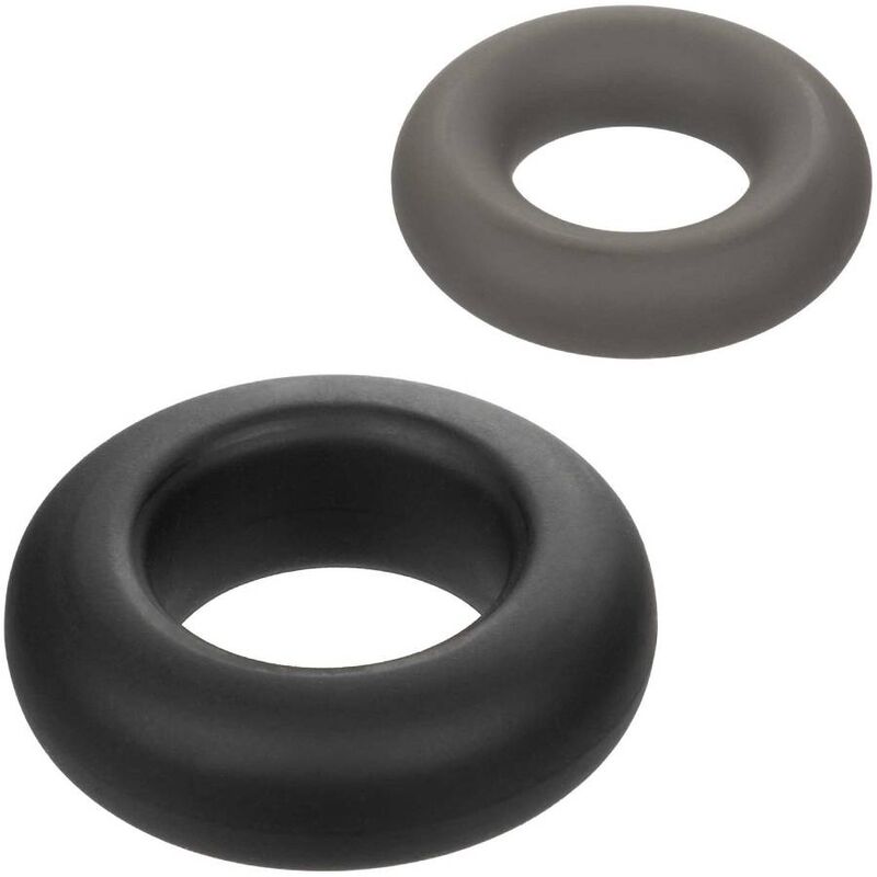 CALEXOTICS - ALPHA PROLONG SET DE 2 ANILLOS GRISES