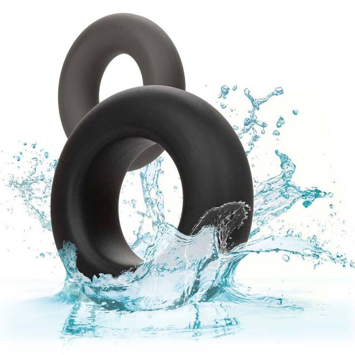 CALEXOTICS - ALPHA PROLONG SET DE 2 ANILLOS GRISES