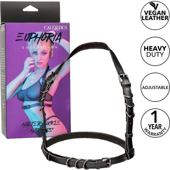 CALEXOTICS - ARNÉS CON HEBILLA EUPHORIA NEGRO