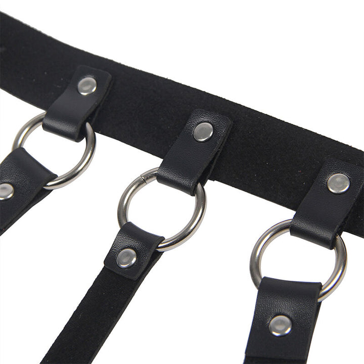 SUBBLIME - ARNÉS DE PECHO CON CADENAS DE ANILLO GRANDES TALLA ÚNICA