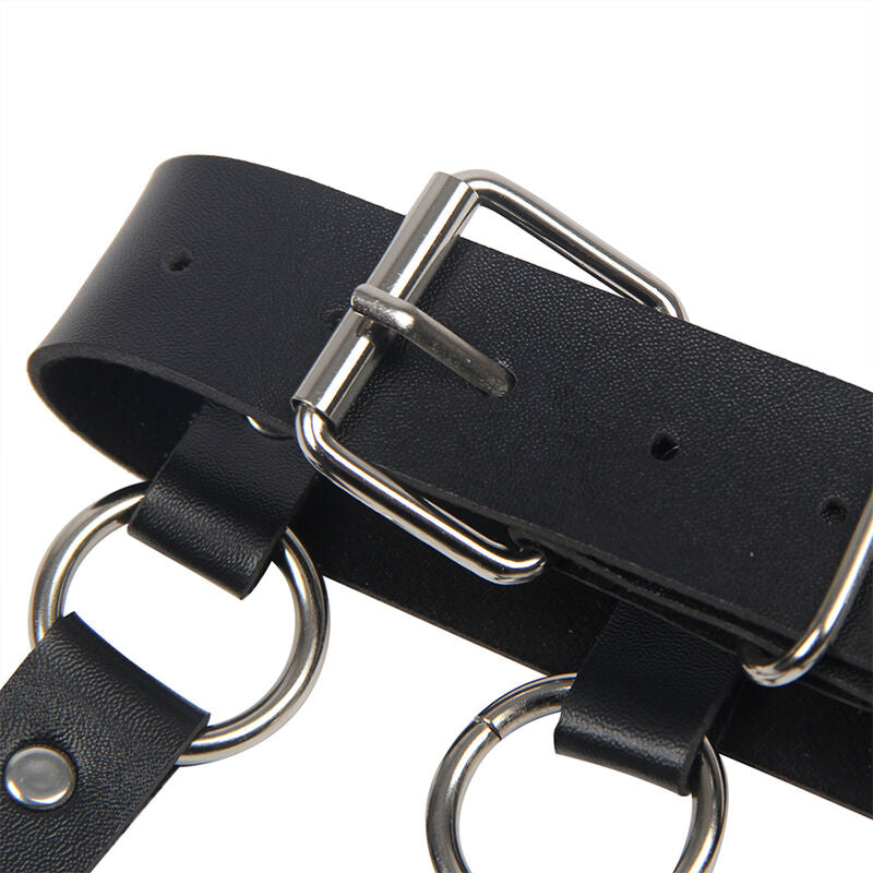 SUBBLIME - ARNÉS DE PECHO CON CADENAS DE ANILLO GRANDES TALLA ÚNICA