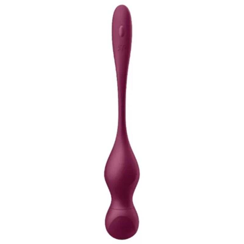 SATISFYER - LOVE BIRDS VARY BOLAS VIBRATORIAS APLICACIÓN GRATUITA VINO TINTO