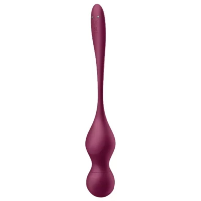 SATISFYER - LOVE BIRDS VARY BOLAS VIBRATORIAS APLICACIÓN GRATUITA VINO TINTO