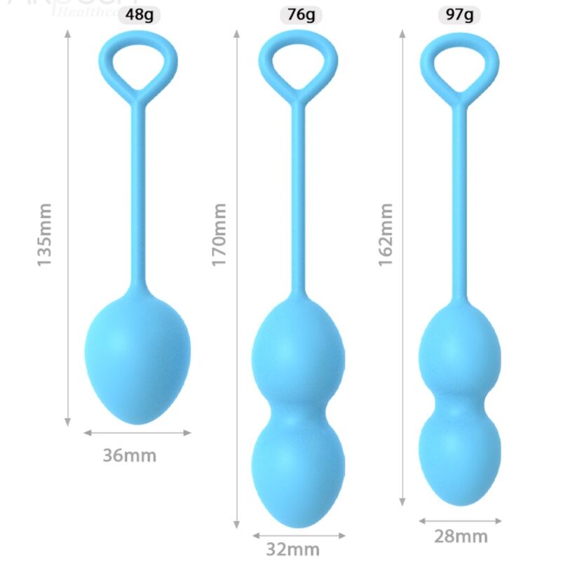 ARMONY - MANCUERNA VAGINAL ANABIOSIS 3 NIVELES AZUL