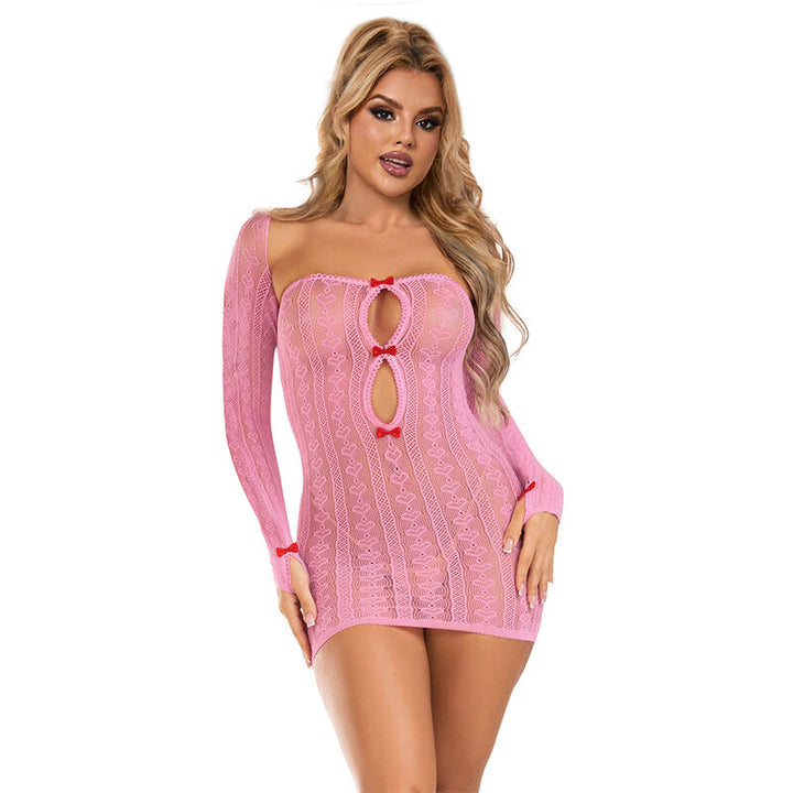 SUBBLIME - 952471 VESTIDO DE RED ROSA TALLA ÚNICA