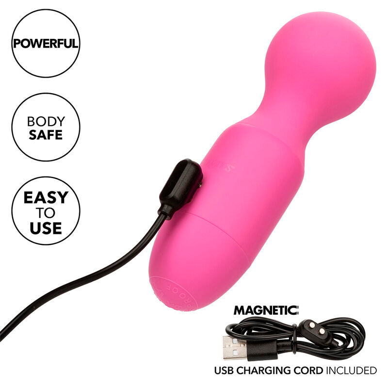 CALEXOTICS - PRIMER MASAJEADOR RECARGABLE 10 VIBRACIONES ROSA