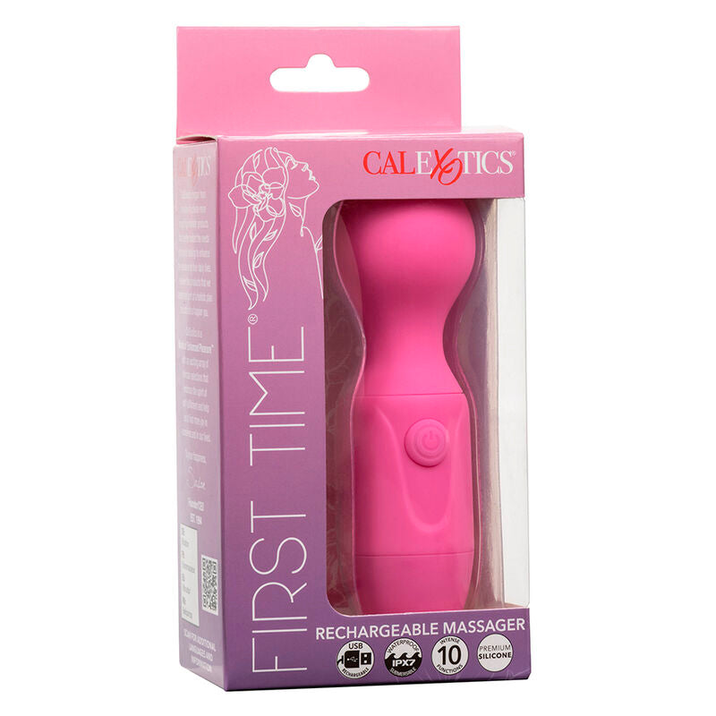 CALEXOTICS - PRIMER MASAJEADOR RECARGABLE 10 VIBRACIONES ROSA