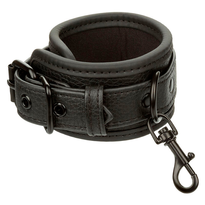 CALEXOTICS - PUÑOS NOCTURNOS DE CUERO AJUSTABLES NEGROS