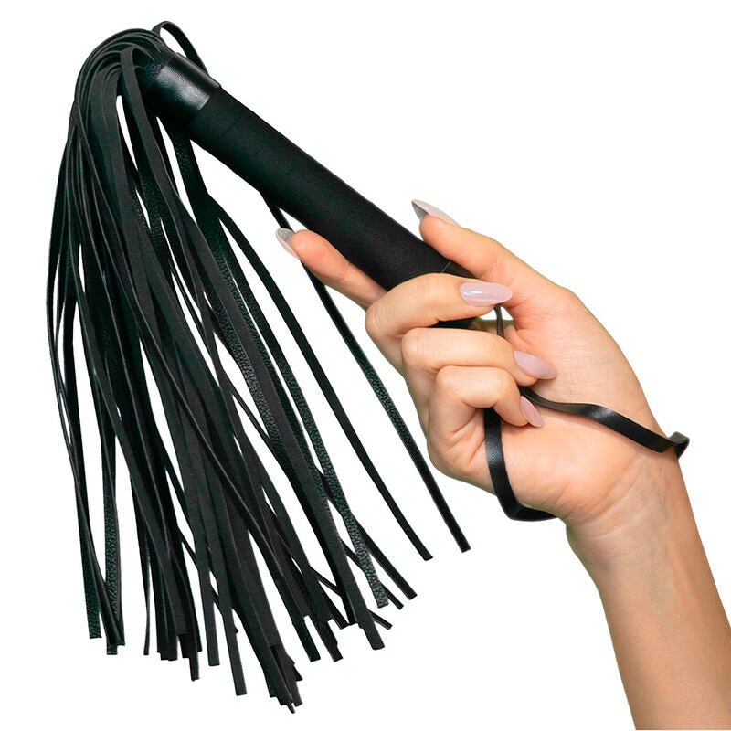 CALEXOTICS - FLOGGER NOCTURNO DE CUERO NEGRO