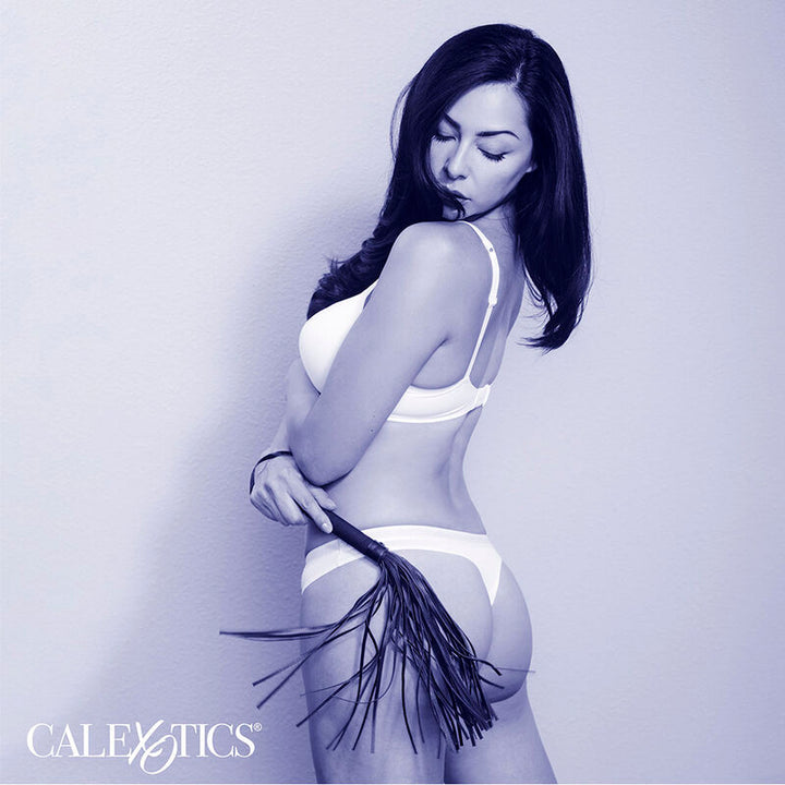 CALEXOTICS - FLOGGER NOCTURNO DE CUERO NEGRO