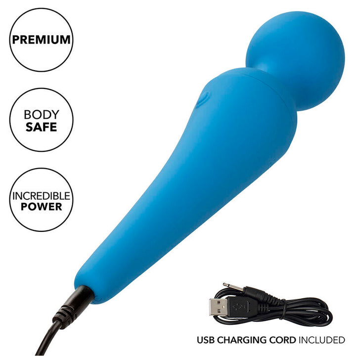 CALEXOTICS - KIT COUTURE VARILLA VIBRADORA 10 VIBRACIONES AZUL