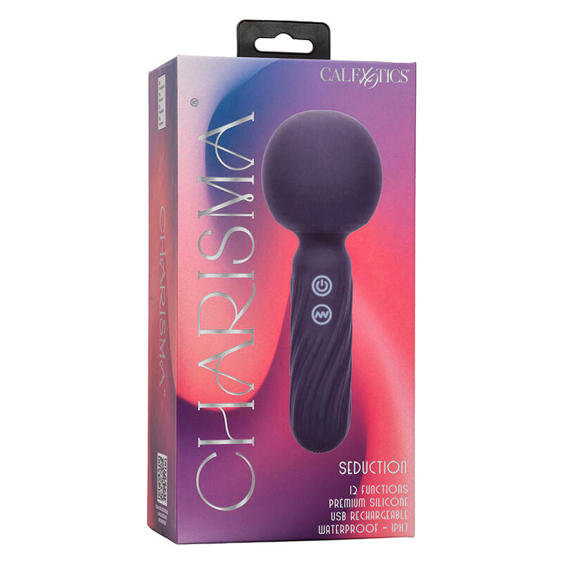 CALEXOTICS - MASAJEADOR CHARISMA SEDUCTION 12 FUNCIONES 17,75 CM X 6,25 CM MORADO