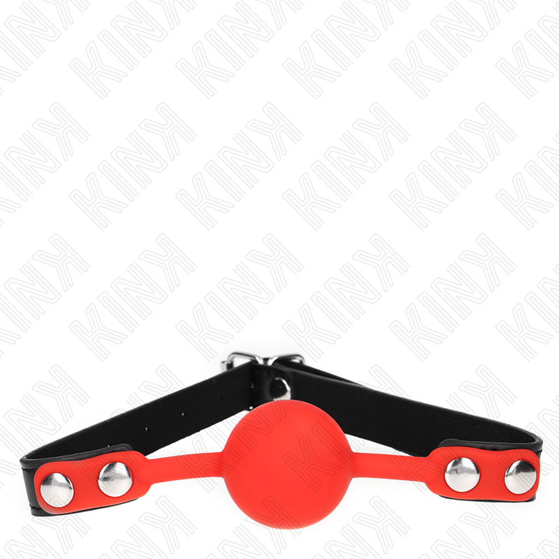 KINK - MORDAZA DE SILICONA ROJA DE 4 CM 60 x 2 CM