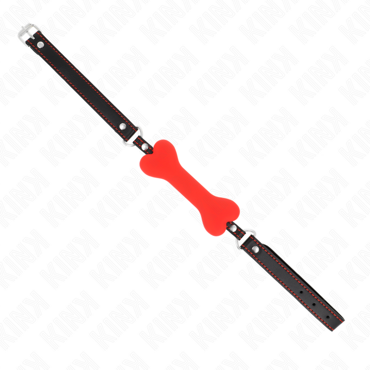 KINK - MORDAZA DE HUESO ROJO DE 12 CM 63 x 2 CM