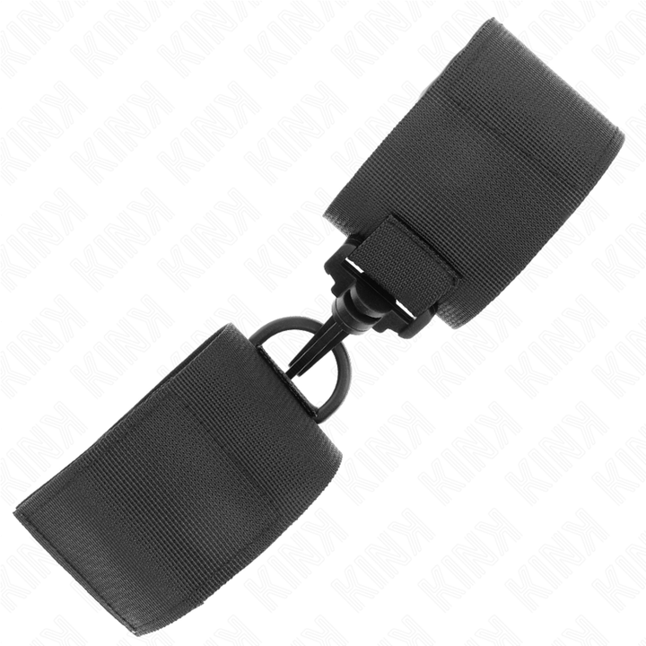KINK - SUJECIONES DE MUÑECA DE NYLON NEGRAS
