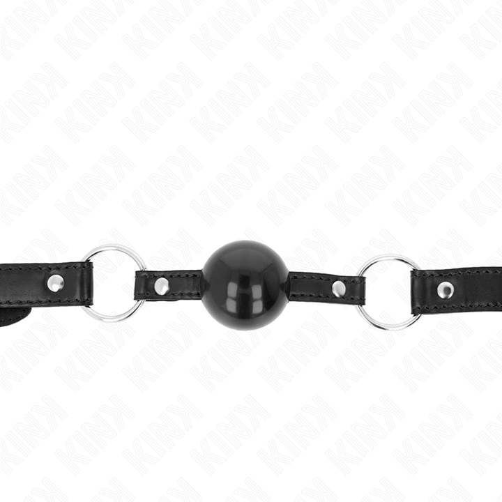 KINK - MORDAZA DE TPE NEGRA DE 4 CM 60 x 2 CM