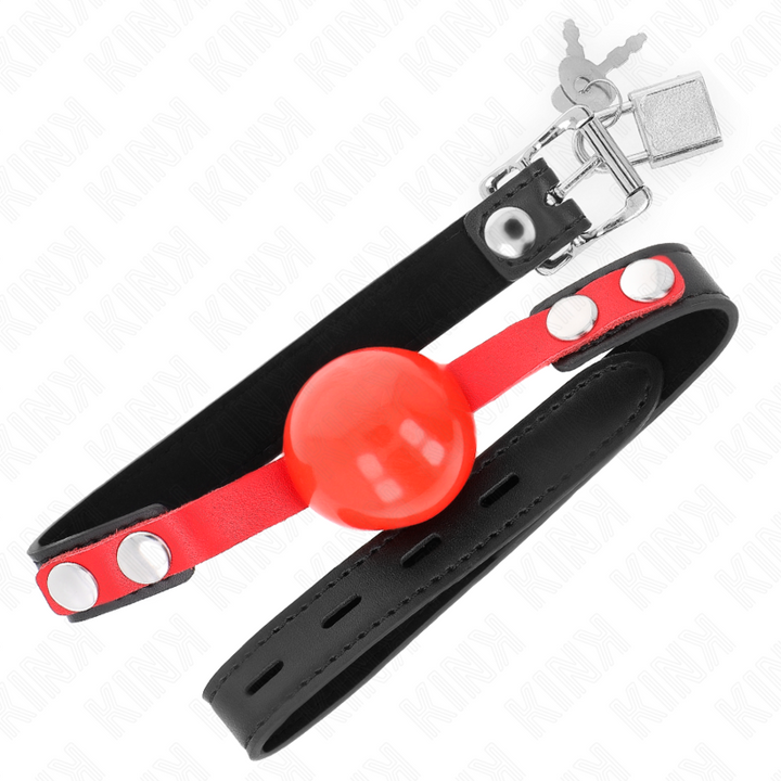 KINK - MORDAZA DE TPE SUAVE DE 4 CM MODELO 4 60 x 2 CM AJUSTABLE 37-52 CM