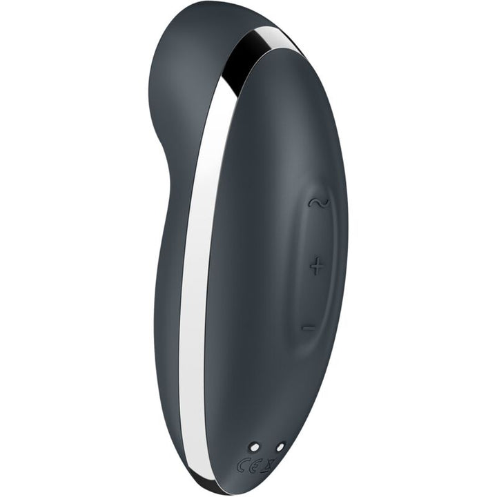 SATISFYER - TAP & CLIMAX 2 VIBRATOR & STIMULATOR GREY