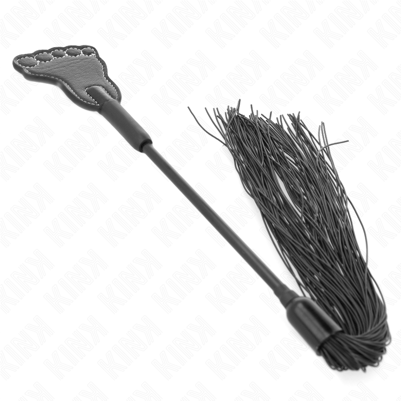 KINK - PALA CON FORMA DE PIE Y LÁTIGO DE BORLA 31 CM