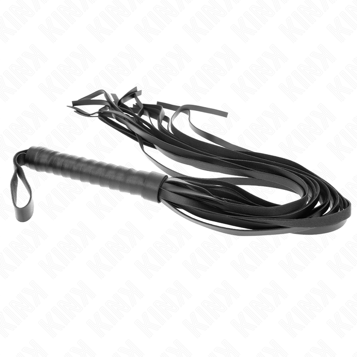 KINK - LÁTIGO NEGRO DE COLA LARGA CON MANGO CORTO DE 70 CM