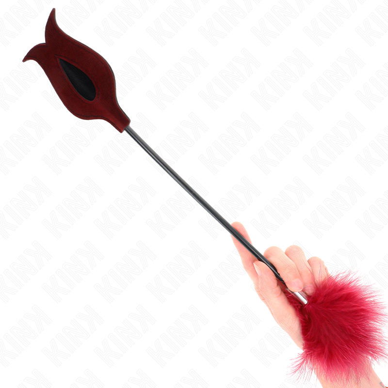 KINK - PLUMAS PARA HACER COSQUILLEAS CON PALA EN FORMA DE ROSA 8 CM