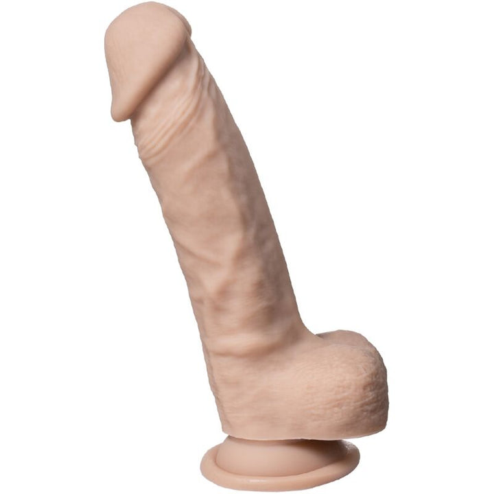 SILEXD - MODELO 1 PENE REALISTA PIEL REAL TERMOREACTIVO 17,8 CM CARNE