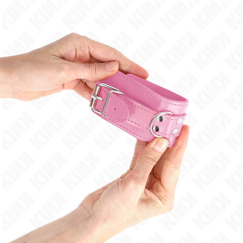 KINK - RESTRICCIONES DE MUÑECA SIMPLES ROSA AJUSTABLE 20-23 CM X 5.5 CM