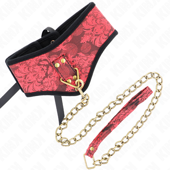 KINK - COLLAR MODELO ESCÁNDALO CON CORREA DE ENCAJE 75 CM 44 X 10 CM