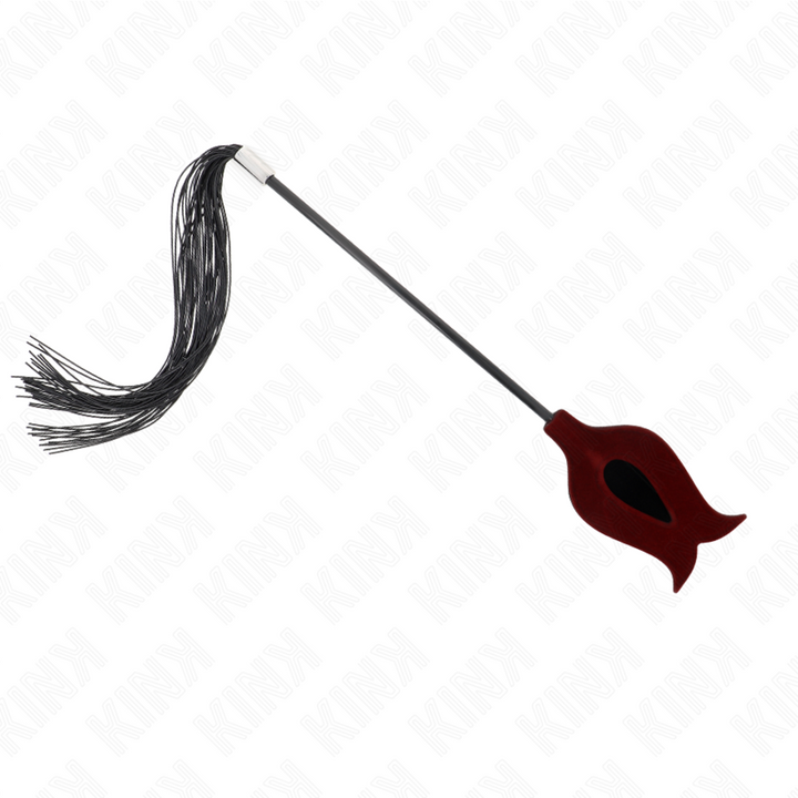 KINK - ROSE SHAPE SILICONE TASSEL WHIP 45 CM
