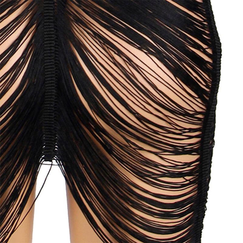 SUBBLIME - 954239 VESTIDO TIRANTES + TANGA NEGRO L/XL