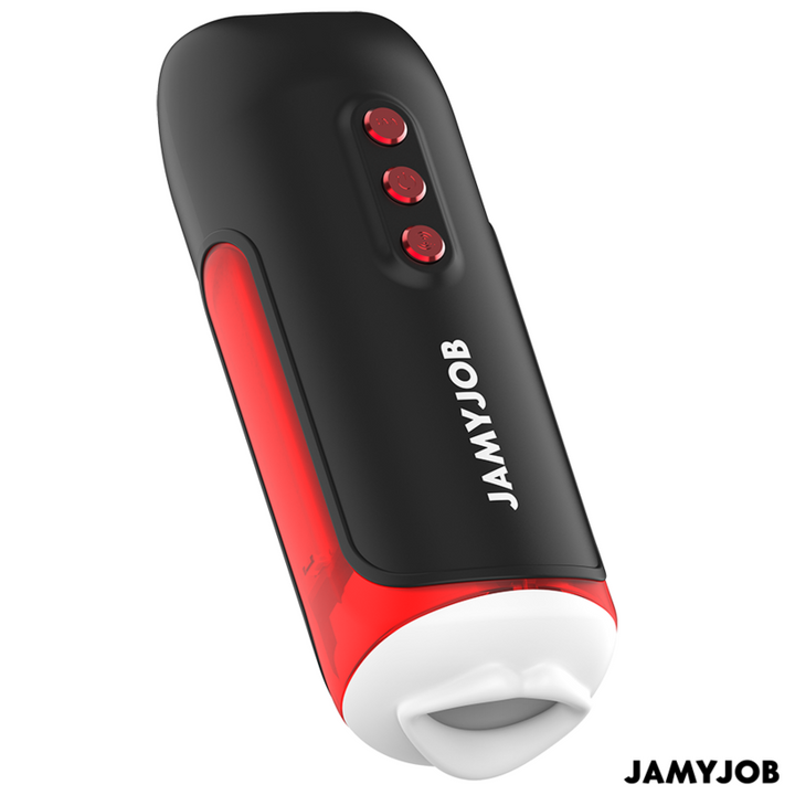 JAMYJOB - BLAZE AUTOMATIC MOUTH MASTURBATOR 5 MODES STIMULATING WAVES AND VIBRATION