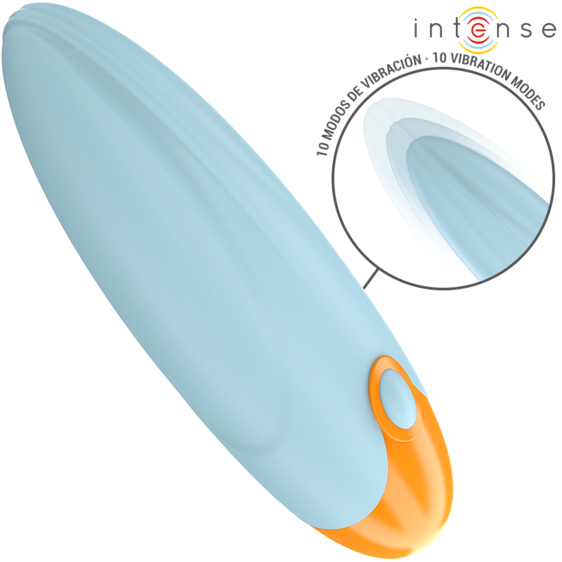 INTENSO - BALA VIBRADORA MIKE 10 VIBRACIONES AZUL