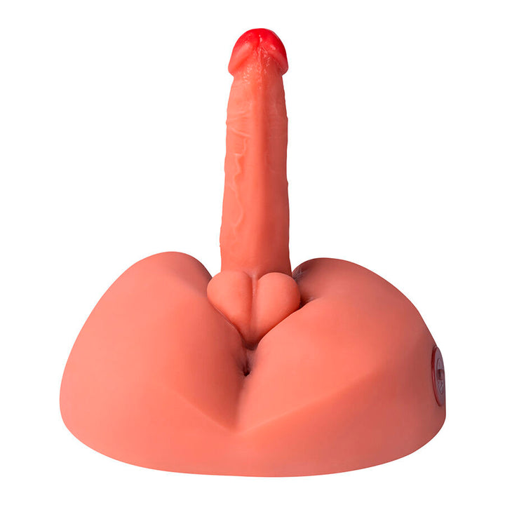 XISE - DILDO MASTURBADOR REALISTA MIEL CON VIBRACIÓN 25 CM