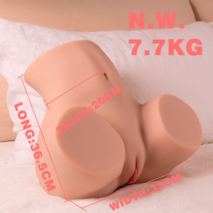XISE - DANAE THRUSTING REALISTIC VAGINA MASTUBADOR WITH MULTI-POSITION VIBRATION
